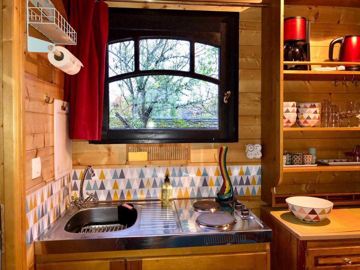Millygite Roulotte - 4 Seasons Chalet-On-Wheels 外观 照片