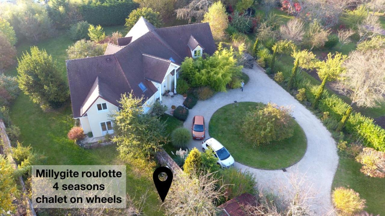 Millygite Roulotte - 4 Seasons Chalet-On-Wheels 外观 照片